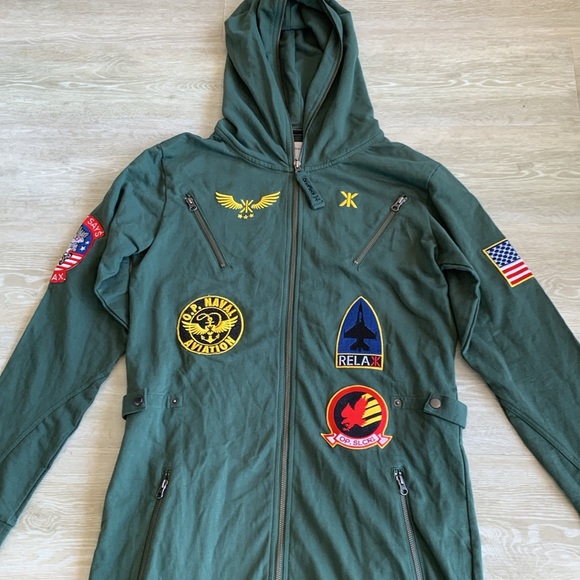 NWT, Norwegian Aviator Onesies. Green, Large. - Picture 4 of 16